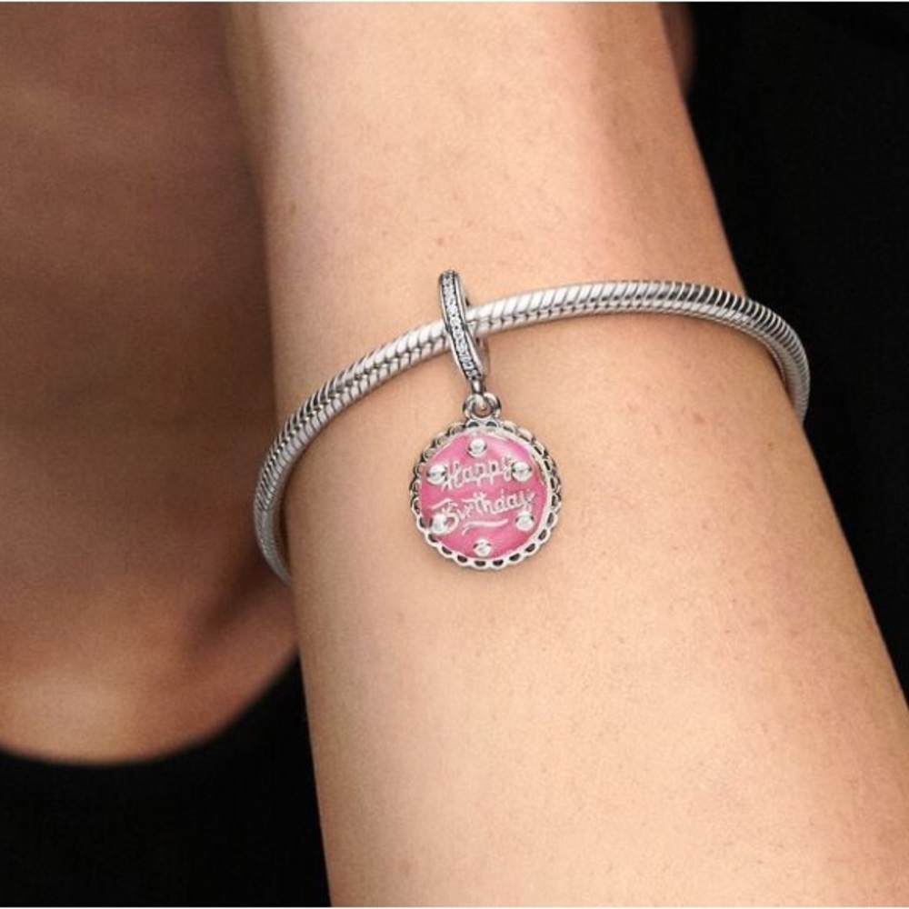 Brand New Pandora Happy Birthday Double Pave Set
